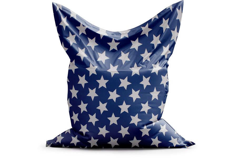 Hoes Zitzak Sterren - Kobalt Blauw