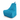 Kinderzitzak stoel Nylon - Turquoise
