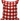 Zitzak Polyester 165x135cm - Rood Geblokt